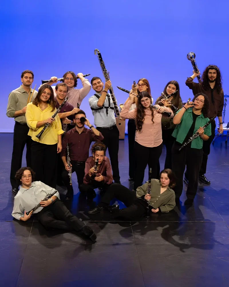 Ensemble de clarinetes de Evora dettaglio
